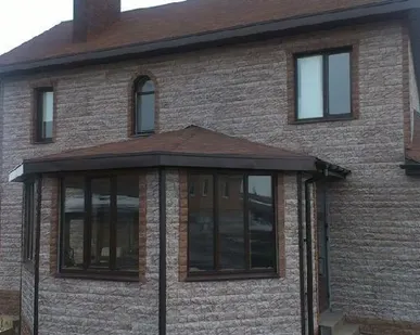 фото Фасадные панели Docke Fels (крупный камень), цвет: перламутровый