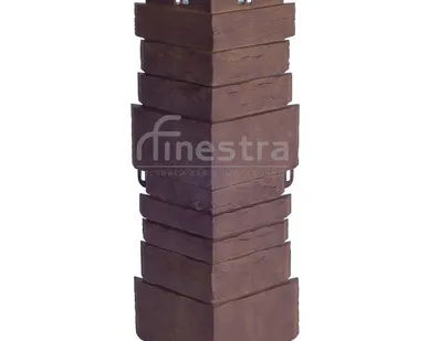 фото Наружный угол к фасадным панелям камень скалистый Тибет Н 450х140мм