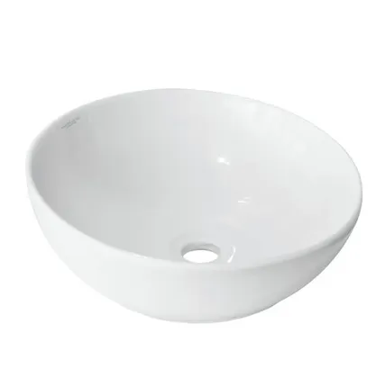 Фото №0 Раковина накладная SANITA LUXE Art Cut 40х40х16, круглая, белая