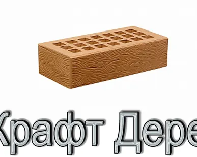 фото Кирпич КР-л-пу 250х120х65/1НФ/300/1,4/100 300 Крафт Дерево
