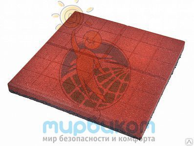 Фото №0 Резиновая плитка 350х350 "Сетка"