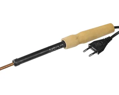 фото Электропаяльник с деревянной рукояткой 40Вт 55407-40