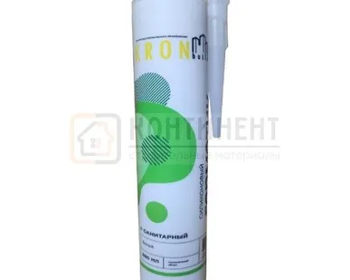 фото Герметик KRONbuild силиконовый санитарный белый 280мл