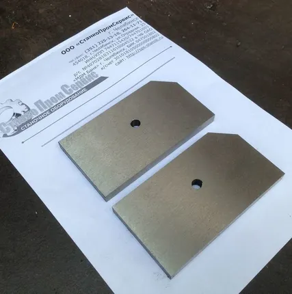 Фото №0 Нож к гильотине NTE-Е 3150, размер 1055х80х20