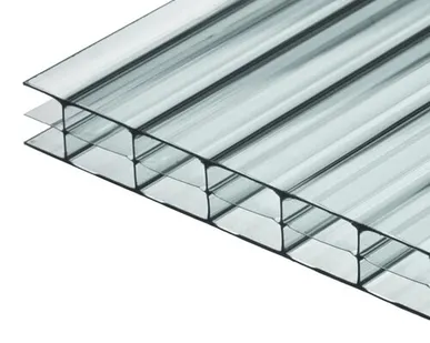 фото Сотовый поликарбонат Skyglass прозрачный 4х2100х 6000 мм 580 гр./м.кв.