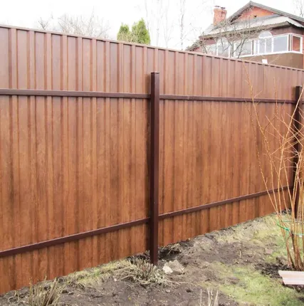 Фото №0 Профнастил МП-20 0,4 Printech Naive (Темное дерево)