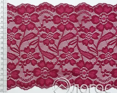 фото Кружево стрейч TBY.RY08.07 180мм, слива