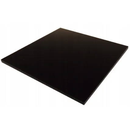 Фото №0 Оргстекло (акрил) 2050х3050х1.5мм (черный глухой) Plazgal Полигаль