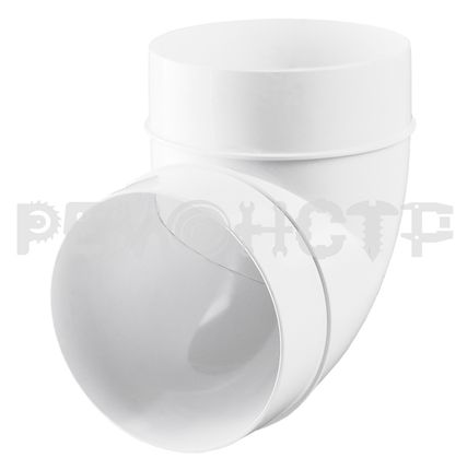 Фото №0 Колено круглое D150мм ВЕНТС 323 90гр (1/8) П
