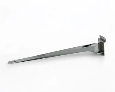 фото Кронштейн для полки усиленный на экономпанель 350мм, хром