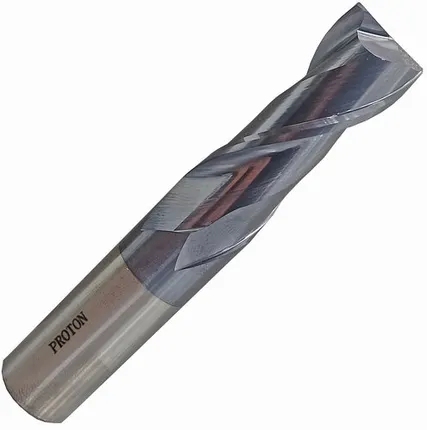 Фото №0 Фреза шпоночная ц/х ф 8,0х35х100 монолитная твердосплавная (HRC45) PROTON Z=2