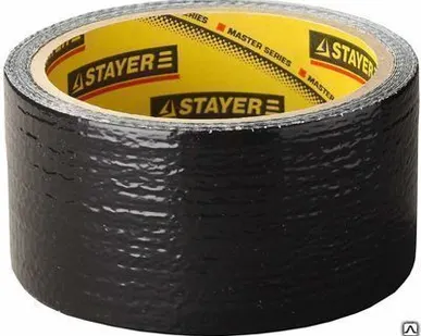 фото Лента STAYER MASTER UNIVERSAL клейкая,армир., влагостойкая. 50х10 м, черный