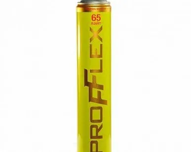 фото Пена монтажная PROFFLEX Лайт 65 профессиональная всесезонная
