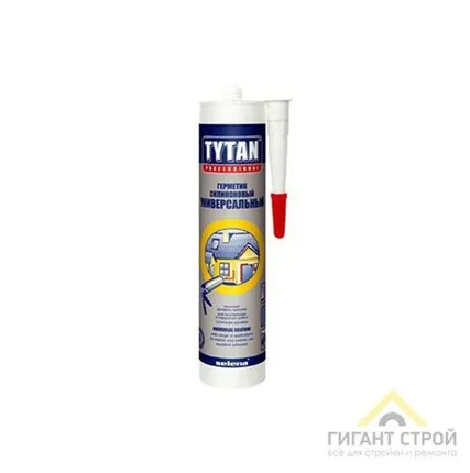 Фото №0 Герметик силиконовый TYTAN белый универсальный 80мл