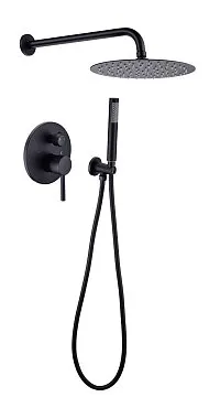 Фото №0 Душевой комплект Creto Element 2.0-WSM3-BK матовый черный