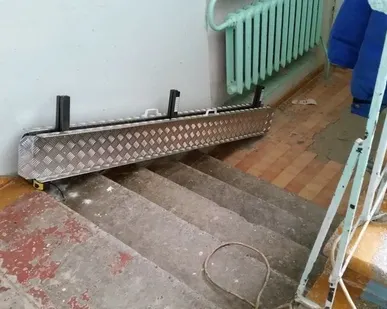фото Пандус откидной складной - производство