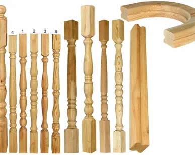 фото Балясина Дуб 50*50*900 "Бавария"