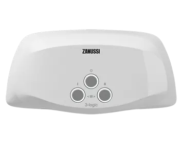 фото Проточный водонагреватель Zanussi 3-logic 3,5 S (душ)