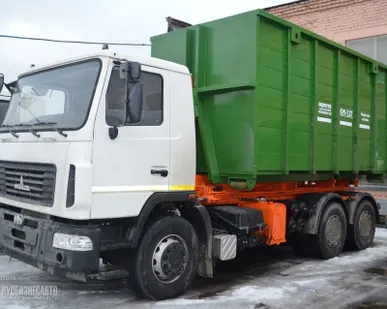 фото МК-3461-10 на шасси МАЗ-6312В3-425-010 Евро-4 (15 т с бункером) мультилифт