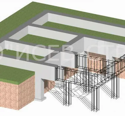 Фото №0 СВАЙНО-ЛЕНТОЧНЫЙ ФУНДАМЕНТ