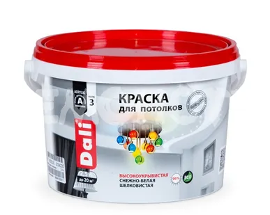 фото Краска вд пот  2,5л (снежно-белая) DALI Рогнеда (1/120) экк П