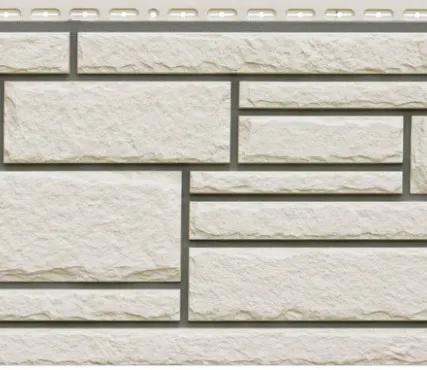 Фото №0 Фасадная панель Камелот премиум Пломбир 392х992мм (0,39м2) Grand Line