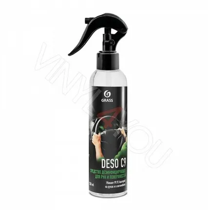 Фото №0 Дезинфицирующее средство для рук и поверхностей на основе изопропилового спирта DESO C9 (флакон 250