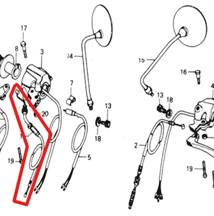 Фото №0 Трос газа Riva II 18(1) 51000-3333-1