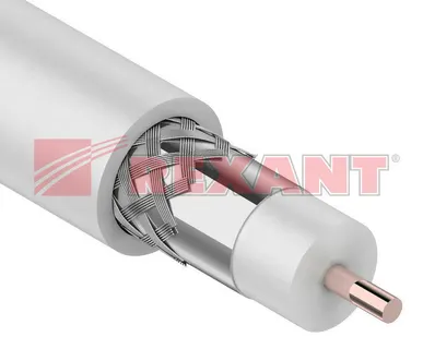 фото Кабель RG-11 REXANT 305м (белый).