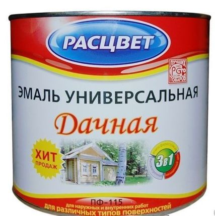 Фото №0 Эмаль ПФ-115 Дачная подсолнух 2,7кг. РАСЦВЕТ