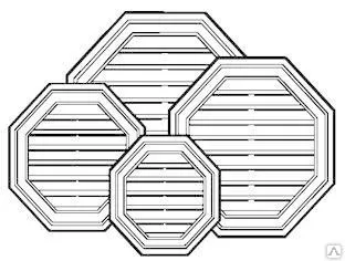 Фото №0 Слуховое окно (Вентиляционная решётка) ВР-007
