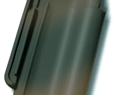 фото F15 Рядовая черепица черно-коричневый рустикальный ангоб Nelskamp