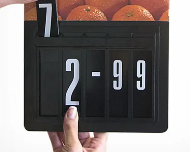 фото Кассета цен формат А4, цвет черный, в комплекте с блокнотами