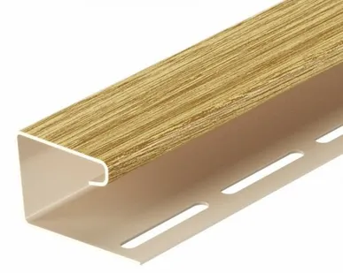 фото J-профиль LUX для сайдинга Деке