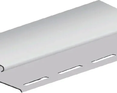 фото J-профиль широкий (наличник) Grand Line 3,1 м белый
