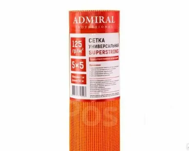 фото Сетка малярная Admiral фасадная желтая 125 гр/м2