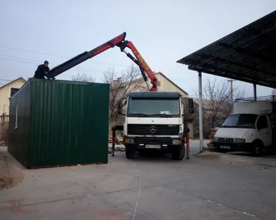 фото Бытовка для строителей.