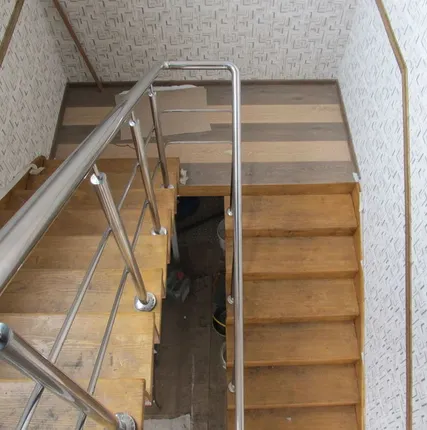 Фото №0 Перила из нержавеющей стали