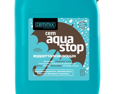 фото Водоотталкивающая пропитка CemAguaStop 5л