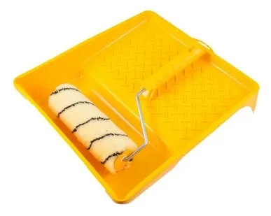 фото Набор малярный 2 предмета, валик "Премиум" 180мм, кювета 350х320мм