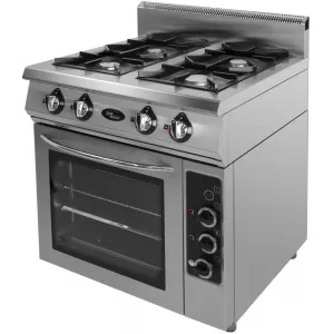 фото Плита газовая Grill Master Ф4ПДГ/800 (э) с духовкой