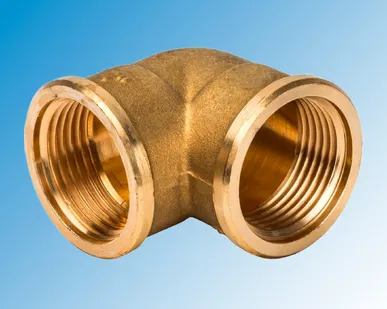 фото Угольник латунный ВР-ВР 25 (1&quot;) внутренняя/внутренняя резьба