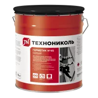 Фото №0 Герметик бутил-каучуковый Технониколь №45 (серый), ведро 16 кг