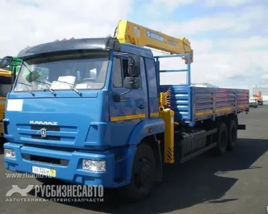 фото КМУ Камаз 65117-3070-23 + Soosan 736 Верхнее управление.