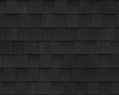 фото ТЕХНОНИКОЛЬ SHINGLAS гибкая черепица ФАЗЕНДА черный (2,6м2/уп.)