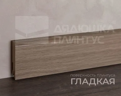 фото Лука Плинтус МДФ Лука Пл 80МДФ.2400.Point line 24017 Дуб серф серый