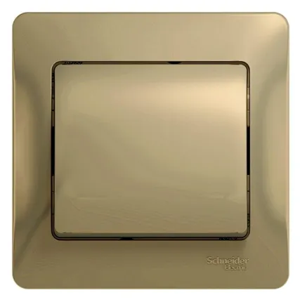 Фото №0 Выключатель 1-кл. СП Glossa 10А IP20 (сх. 1) 10AX в сборе титан SE GSL000412
