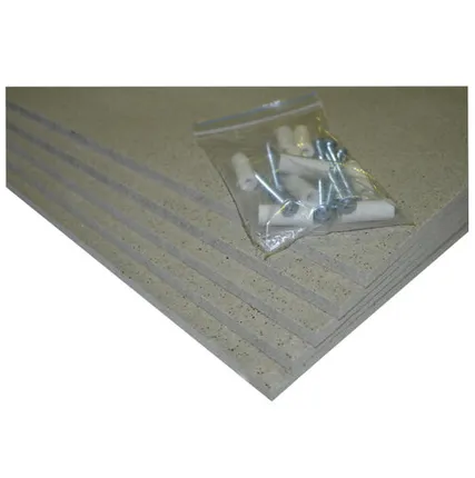 Фото №0 плита огнеупорная Фламма ЛТМ 1200х1220х9мм с монтажным набором