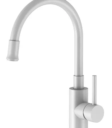 Фото №0 Смеситель для кухни Santek Риф гибкий излив WH5A44025B001 белый