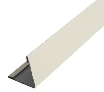 фото Планка угла наруж. метал. (светлая слон. кость RAL 1015) 50х50х3000